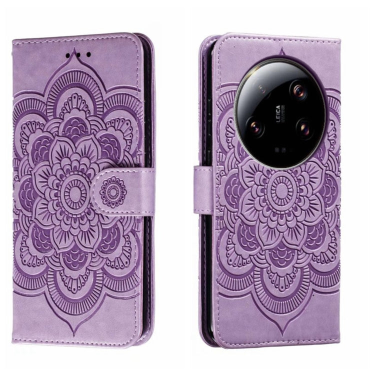 Sun Mandala Embossing Pattern Phone Leather Case, For Xiaomi Redmi Note 12S, For Xiaomi 13 Ultra