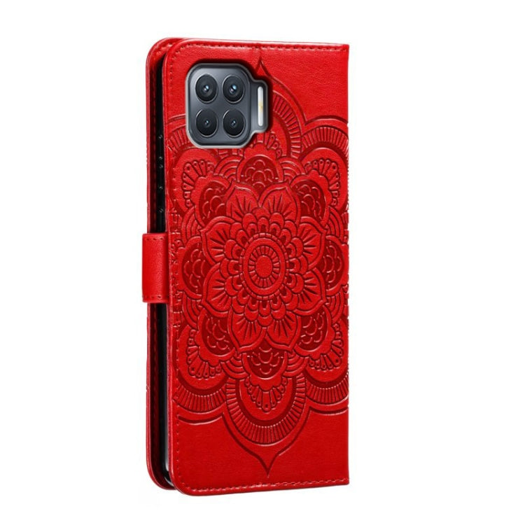 Sun Mandala Embossing Pattern Phone Leather Case, For OPPO A93 4G, For OPPO A53 2020, For OPPO A79 5G