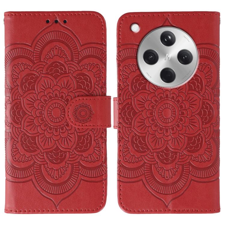 Sun Mandala Embossing Pattern Phone Leather Case, For OPPO Reno13 F, For OPPO Find X8, For OPPO K11, For OPPO Reno10 5G Global, For OPPO A78 4G, For OPPO Find X8 Pro