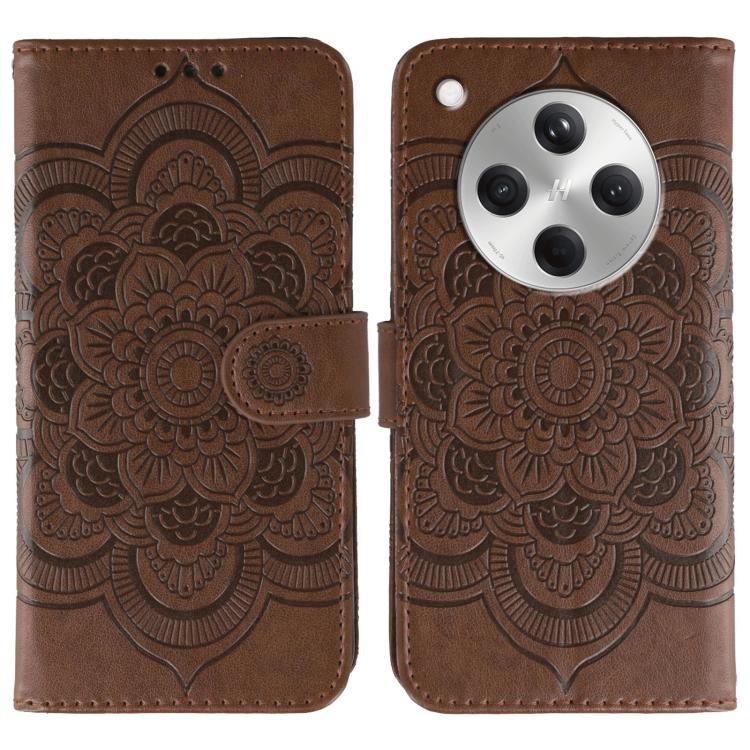 Sun Mandala Embossing Pattern Phone Leather Case, For OPPO Reno13 F, For OPPO Find X8, For OPPO K11, For OPPO Reno10 5G Global, For OPPO A78 4G, For OPPO Find X8 Pro