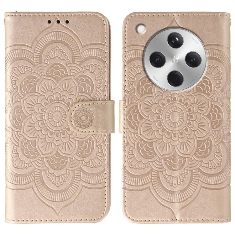 Sun Mandala Embossing Pattern Phone Leather Case, For OPPO Reno13 F, For OPPO Find X8, For OPPO K11, For OPPO Reno10 5G Global, For OPPO A78 4G, For OPPO Find X8 Pro