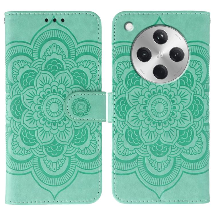 Sun Mandala Embossing Pattern Phone Leather Case, For OPPO Reno13 F, For OPPO Find X8, For OPPO K11, For OPPO Reno10 5G Global, For OPPO A78 4G, For OPPO Find X8 Pro