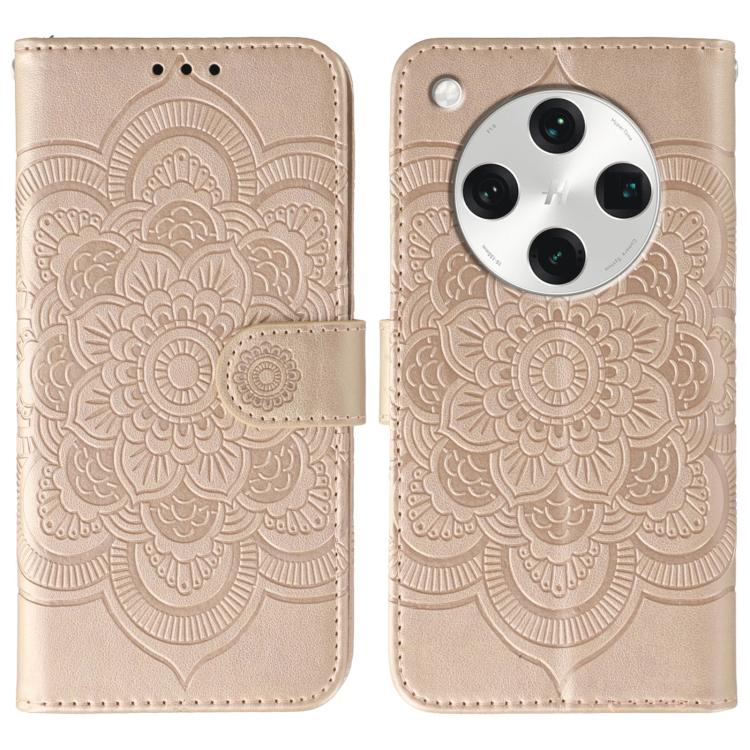 Sun Mandala Embossing Pattern Phone Leather Case, For OPPO Reno13 F, For OPPO Find X8, For OPPO K11, For OPPO Reno10 5G Global, For OPPO A78 4G, For OPPO Find X8 Pro