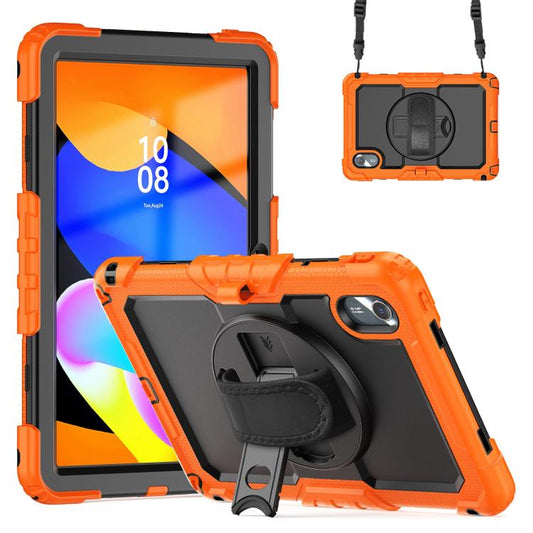 Silicone Hybrid PC Tablet Case with Shoulder Strap, For Lenovo Xiaoxin Pad 2024 / 2025