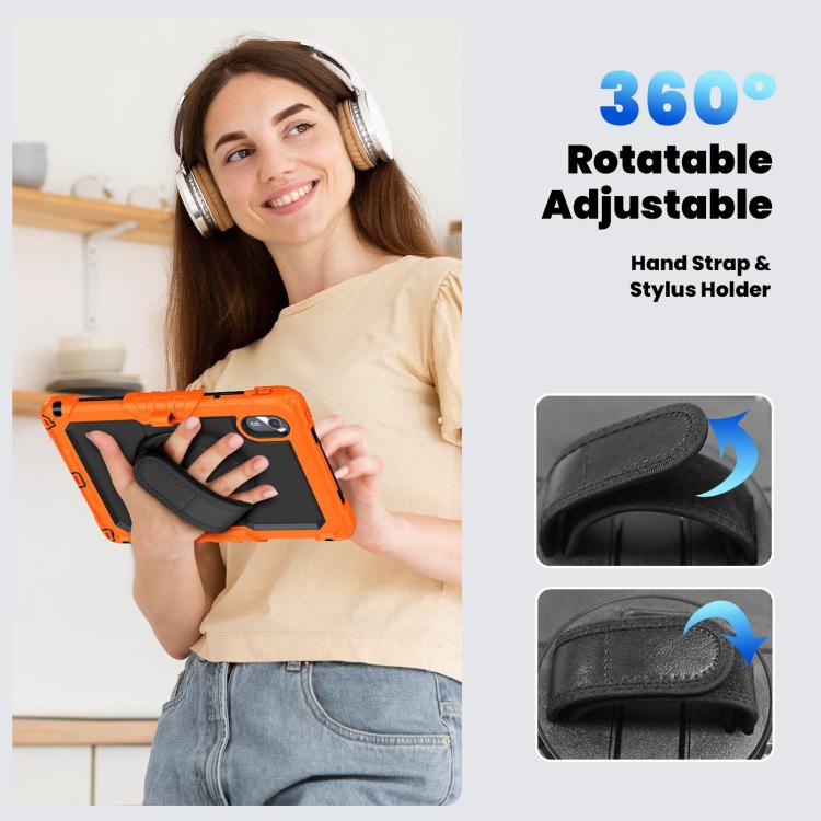 Silicone Hybrid PC Tablet Case with Shoulder Strap, For Lenovo Xiaoxin Pad 2024 / 2025