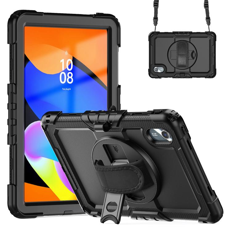 Silicone Hybrid PC Tablet Case with Shoulder Strap, For Lenovo Xiaoxin Pad 2024 / 2025