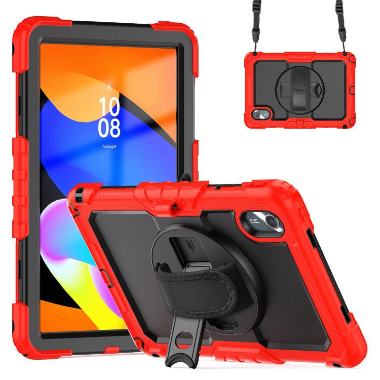 Silicone Hybrid PC Tablet Case with Shoulder Strap, For Lenovo Xiaoxin Pad 2024 / 2025