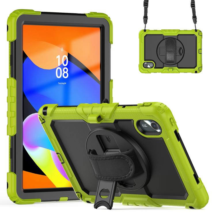 Silicone Hybrid PC Tablet Case with Shoulder Strap, For Lenovo Xiaoxin Pad 2024 / 2025