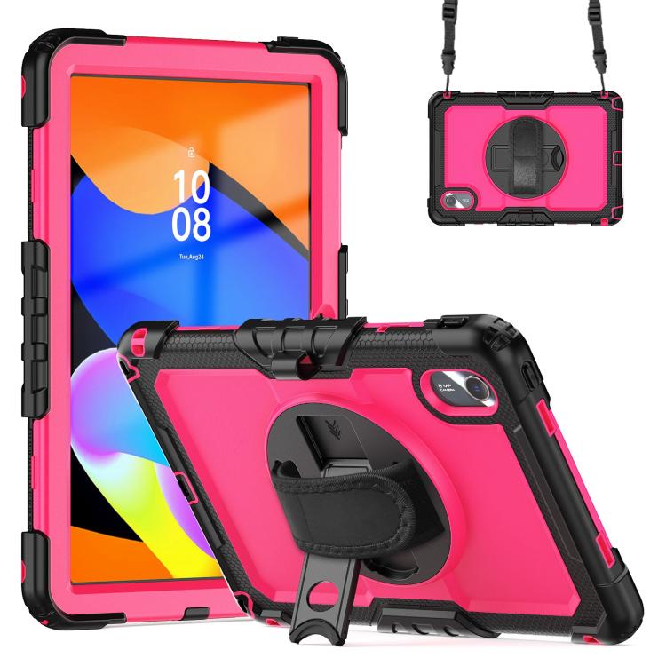 Silicone Hybrid PC Tablet Case with Shoulder Strap, For Lenovo Xiaoxin Pad 2024 / 2025