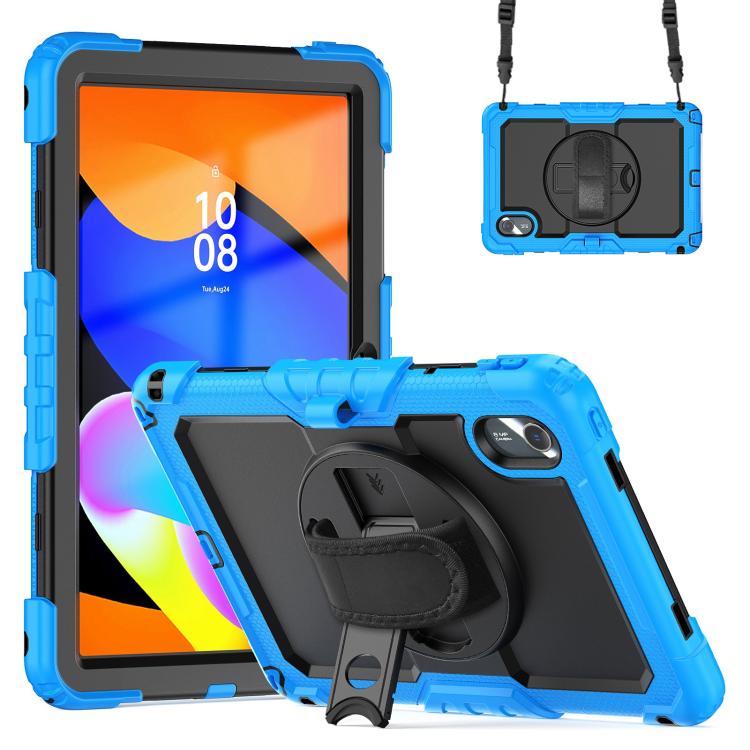 Silicone Hybrid PC Tablet Case with Shoulder Strap, For Lenovo Xiaoxin Pad 2024 / 2025