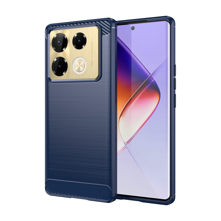 Carbon Fiber Brushed Texture TPU Phone Case, For Infinix Note 40X 5G, For Infinix Note 40 Pro 4G, For Infinix Note 40 Pro+ 5G, For Infinix Note 40 Pro 5G, For Infinix Note 40