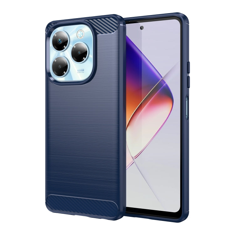 Carbon Fiber Brushed Texture TPU Phone Case, For Infinix Note 40X 5G, For Infinix Note 40 Pro 4G, For Infinix Note 40 Pro+ 5G, For Infinix Note 40 Pro 5G, For Infinix Note 40