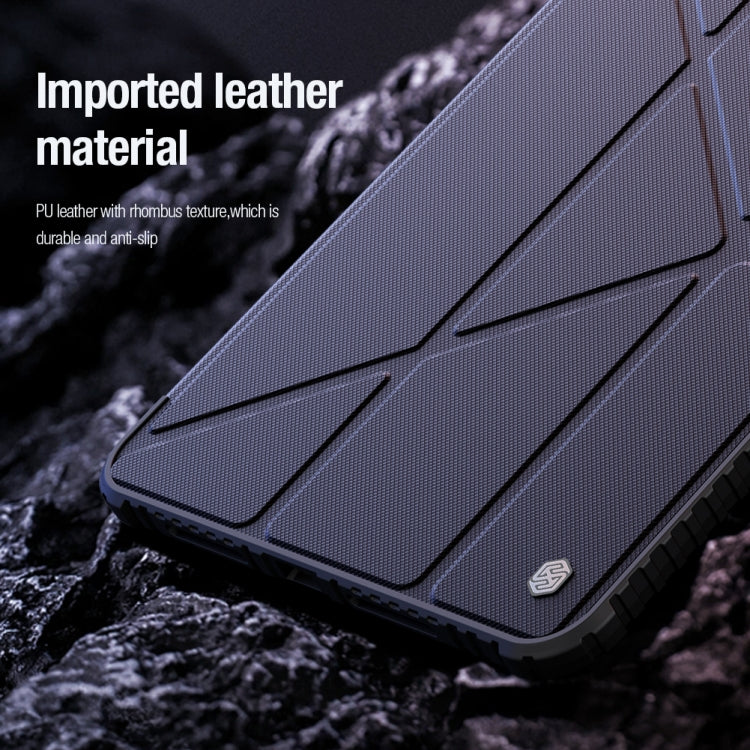 NILLKIN Bumper Pro Multi-angle Folding Style Tablet Leather Case, For iPad Air 13 2024 / 2025 / 2026, For iPad Pro 13 2025 / 2024, For iPad Pro 11 2025 / 2024