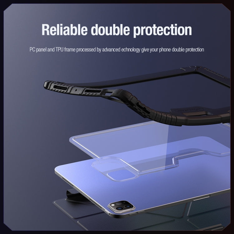 NILLKIN Bumper Pro Multi-angle Folding Style Tablet Leather Case, For iPad Air 13 2024 / 2025 / 2026, For iPad Pro 13 2025 / 2024, For iPad Pro 11 2025 / 2024