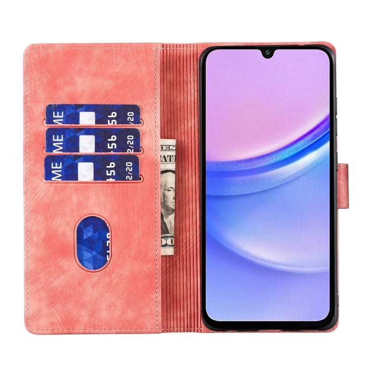Pen Heart Cat Embossed Leather Phone Case, For Samsung Galaxy A15 5G, For Samsung Galaxy A55 5G, For Samsung Galaxy A35 5G, For Samsung Galaxy S24 Ultra 5G, For Samsung Galaxy S24+ 5G, For Samsung Galaxy S24 5G, For Samsung Galaxy A05s                 ...