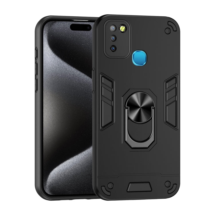 Shockproof Metal Ring Holder Phone Case, For Infinix Note 12 G96, For Infinix Zero 5G 2023, For Infinix Hot 11s NFC, For Infinix Smart 6, For Infinix Smart 5