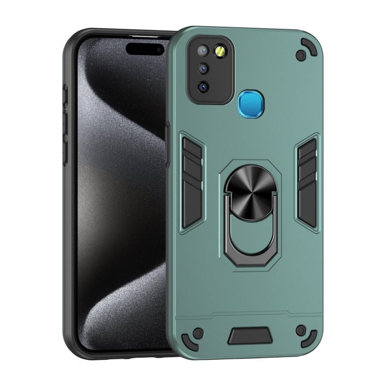Shockproof Metal Ring Holder Phone Case, For Infinix Note 12 G96, For Infinix Zero 5G 2023, For Infinix Hot 11s NFC, For Infinix Smart 6, For Infinix Smart 5