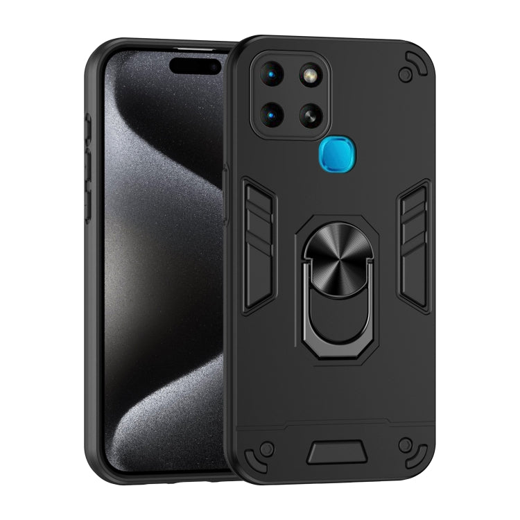 Shockproof Metal Ring Holder Phone Case, For Infinix Note 12 G96, For Infinix Zero 5G 2023, For Infinix Hot 11s NFC, For Infinix Smart 6, For Infinix Smart 5