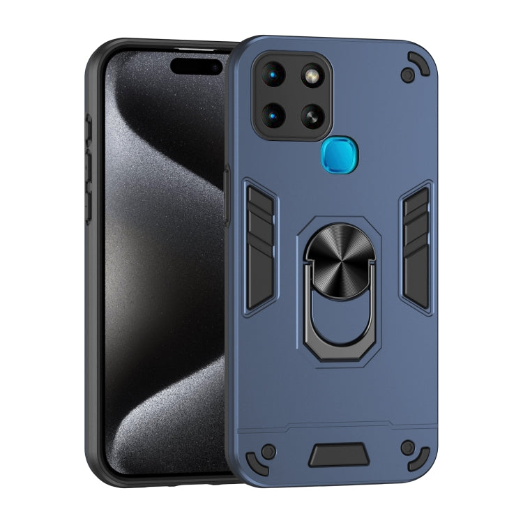 Shockproof Metal Ring Holder Phone Case, For Infinix Note 12 G96, For Infinix Zero 5G 2023, For Infinix Hot 11s NFC, For Infinix Smart 6, For Infinix Smart 5