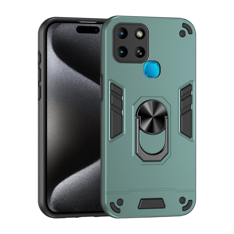 Shockproof Metal Ring Holder Phone Case, For Infinix Note 12 G96, For Infinix Zero 5G 2023, For Infinix Hot 11s NFC, For Infinix Smart 6, For Infinix Smart 5