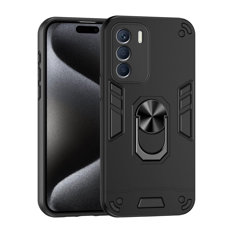Shockproof Metal Ring Holder Phone Case, For Infinix Note 12 G96, For Infinix Zero 5G 2023, For Infinix Hot 11s NFC, For Infinix Smart 6, For Infinix Smart 5