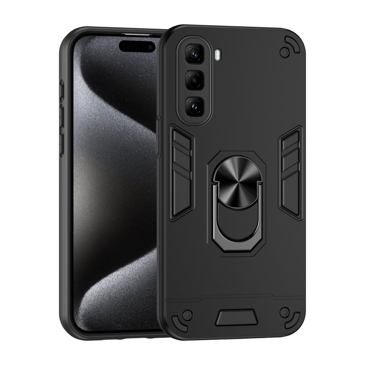 Shockproof Metal Ring Holder Phone Case, For Infinix Hot 60i 5G, For Infinix Hot 60 Pro+ 4G, For Infinix Hot 60i 4G, For Infinix Smart 10, For Infinix GT 30 Pro, For Infinix Note 50s, For Infinix Note 50x, For Infinix Note 50 Pro+                      ...