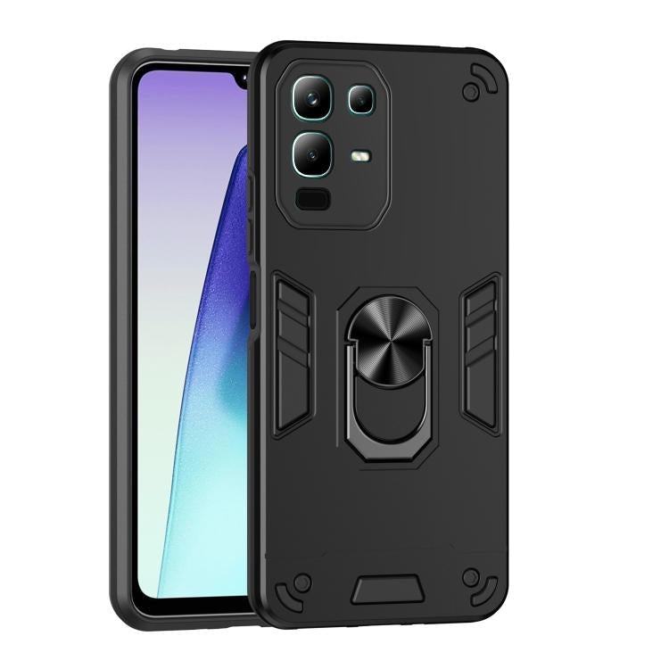 Shockproof Metal Ring Holder Phone Case, For Infinix Hot 60i 5G, For Infinix Hot 60 Pro+ 4G, For Infinix Hot 60i 4G, For Infinix Smart 10, For Infinix GT 30 Pro, For Infinix Note 50s, For Infinix Note 50x, For Infinix Note 50 Pro+                      ...