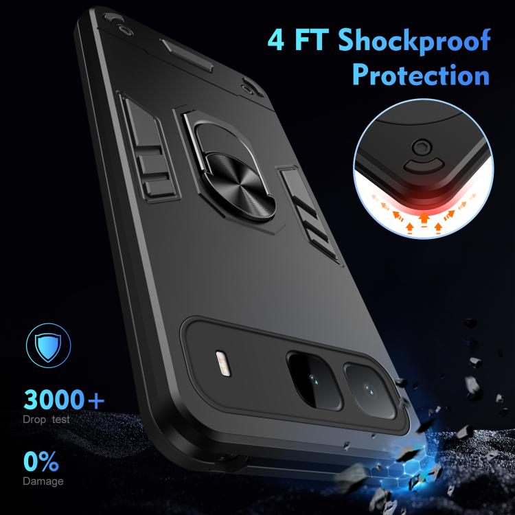 Shockproof Metal Ring Holder Phone Case, For Infinix Hot 60i 5G, For Infinix Hot 60 Pro+ 4G, For Infinix Hot 60i 4G, For Infinix Smart 10, For Infinix GT 30 Pro, For Infinix Note 50s, For Infinix Note 50x, For Infinix Note 50 Pro+                      ...