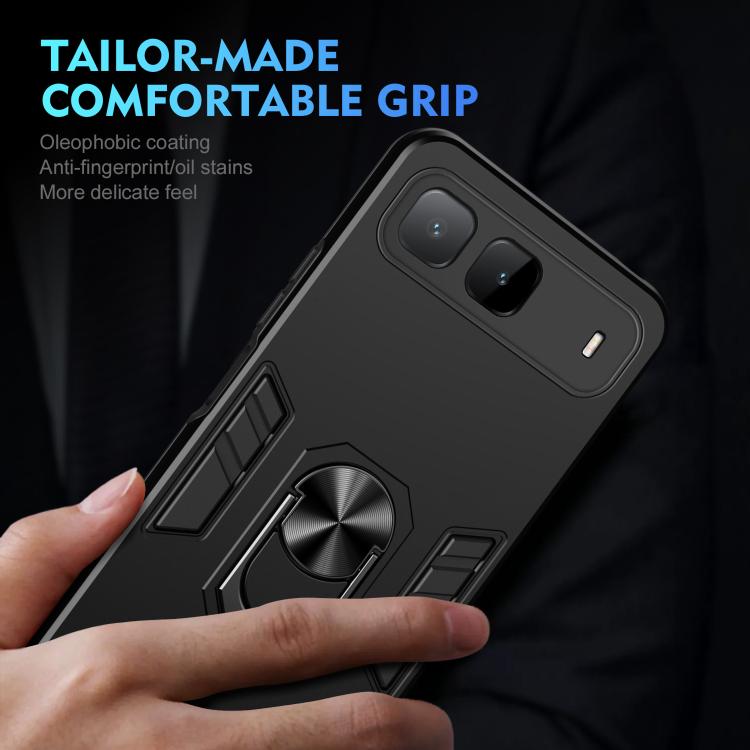 Shockproof Metal Ring Holder Phone Case, For Infinix Hot 60i 5G, For Infinix Hot 60 Pro+ 4G, For Infinix Hot 60i 4G, For Infinix Smart 10, For Infinix GT 30 Pro, For Infinix Note 50s, For Infinix Note 50x, For Infinix Note 50 Pro+                      ...