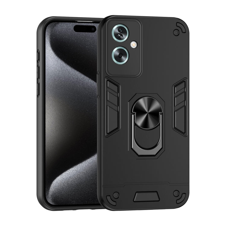 Shockproof Metal Ring Holder Phone Case, For OPPO Reno7 Z 5G, For OPPO Reno6 Lite, For OPPO A16, For OPPO A74 5G, For OPPO F19 Pro+, For OPPO A79 5G, For OPPO A59 5G