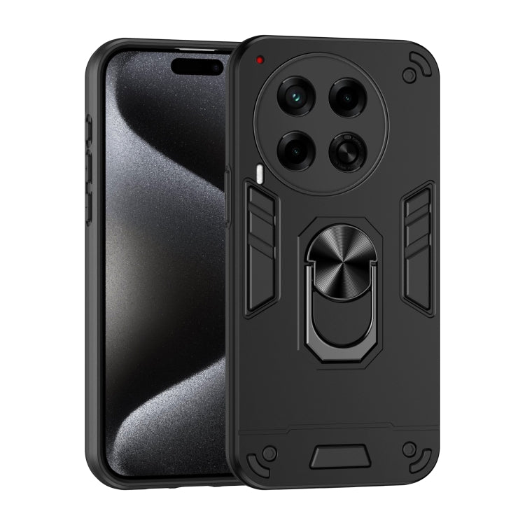 Shockproof Metal Ring Holder Phone Case, For Tecno Pova Slim 5G / Spark Slim 4G, For Tecno Pova 7 5G, For Tecno Pova 7 Ultra 5G, For Tecno Pova 7 4G, For Tecno Camon 40 Pro 4G, For Tecno Camon 40, For Tecno Camon 40 Pro 5G, For Tecno Camon 30S / 30S Pr...