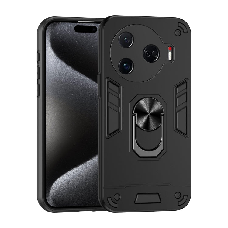 Shockproof Metal Ring Holder Phone Case, For Tecno Pova Slim 5G / Spark Slim 4G, For Tecno Pova 7 5G, For Tecno Pova 7 Ultra 5G, For Tecno Pova 7 4G, For Tecno Camon 40 Pro 4G, For Tecno Camon 40, For Tecno Camon 40 Pro 5G, For Tecno Camon 30S / 30S Pr...