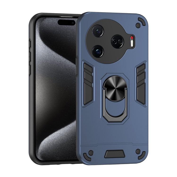 Shockproof Metal Ring Holder Phone Case, For Tecno Pova Slim 5G / Spark Slim 4G, For Tecno Pova 7 5G, For Tecno Pova 7 Ultra 5G, For Tecno Pova 7 4G, For Tecno Camon 40 Pro 4G, For Tecno Camon 40, For Tecno Camon 40 Pro 5G, For Tecno Camon 30S / 30S Pr...