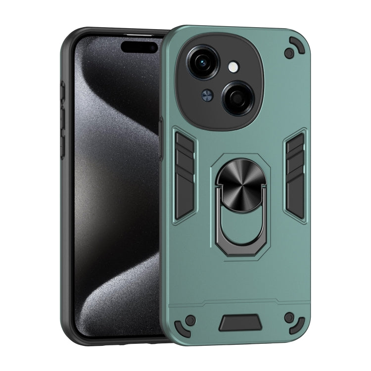 Shockproof Metal Ring Holder Phone Case, For Tecno Pova Slim 5G / Spark Slim 4G, For Tecno Pova 7 5G, For Tecno Pova 7 Ultra 5G, For Tecno Pova 7 4G, For Tecno Camon 40 Pro 4G, For Tecno Camon 40, For Tecno Camon 40 Pro 5G, For Tecno Camon 30S / 30S Pr...
