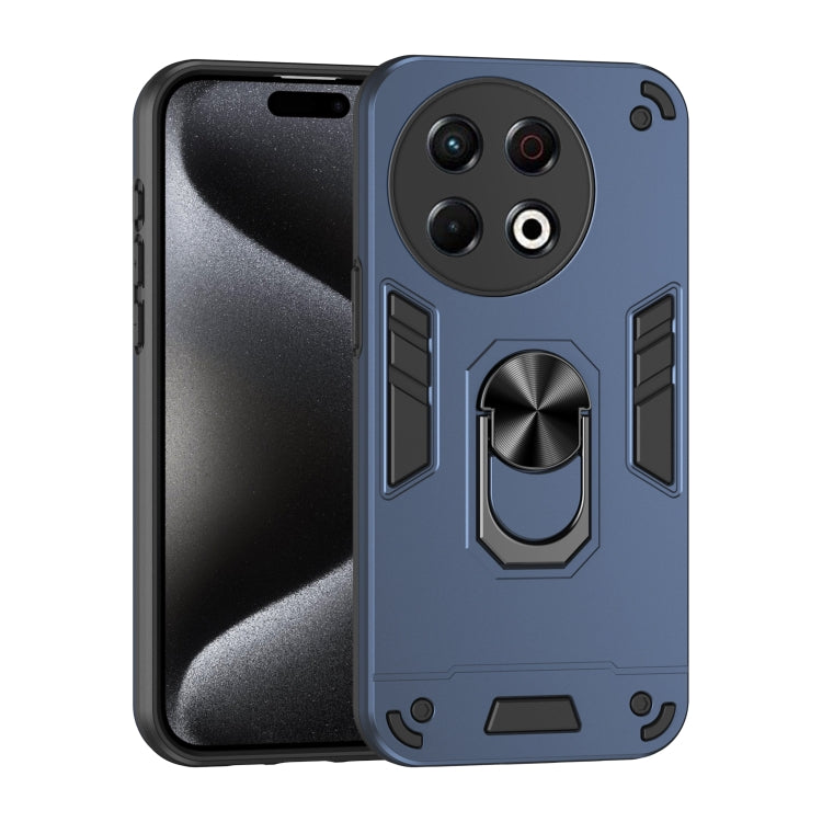 Shockproof Metal Ring Holder Phone Case, For Tecno Pova Slim 5G / Spark Slim 4G, For Tecno Pova 7 5G, For Tecno Pova 7 Ultra 5G, For Tecno Pova 7 4G, For Tecno Camon 40 Pro 4G, For Tecno Camon 40, For Tecno Camon 40 Pro 5G, For Tecno Camon 30S / 30S Pr...