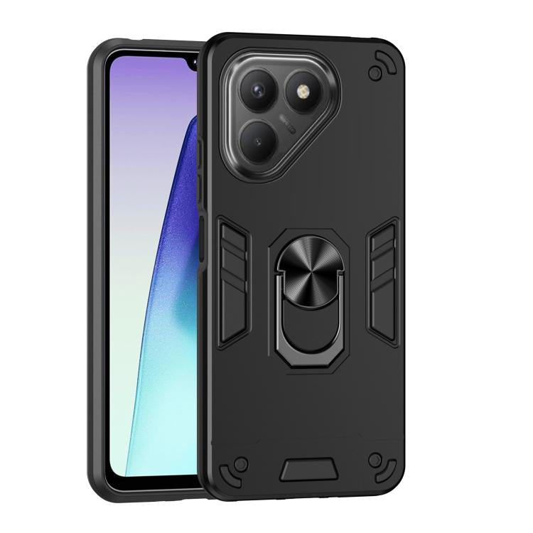 Shockproof Metal Ring Holder Phone Case, For Tecno Pova Slim 5G / Spark Slim 4G, For Tecno Pova 7 5G, For Tecno Pova 7 Ultra 5G, For Tecno Pova 7 4G, For Tecno Camon 40 Pro 4G, For Tecno Camon 40, For Tecno Camon 40 Pro 5G, For Tecno Camon 30S / 30S Pr...