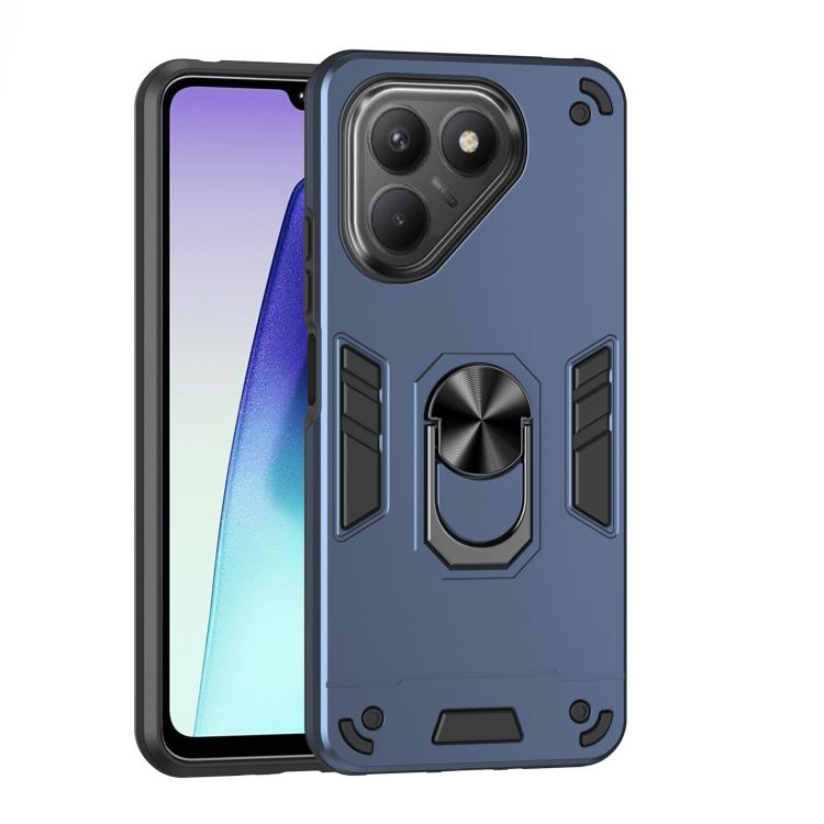 Shockproof Metal Ring Holder Phone Case, For Tecno Pova Slim 5G / Spark Slim 4G, For Tecno Pova 7 5G, For Tecno Pova 7 Ultra 5G, For Tecno Pova 7 4G, For Tecno Camon 40 Pro 4G, For Tecno Camon 40, For Tecno Camon 40 Pro 5G, For Tecno Camon 30S / 30S Pr...