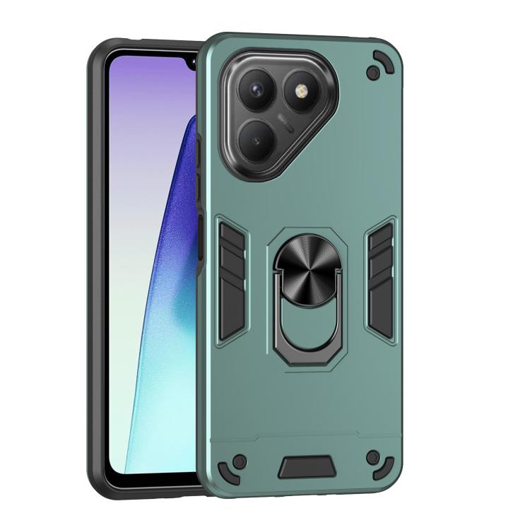 Shockproof Metal Ring Holder Phone Case, For Tecno Pova Slim 5G / Spark Slim 4G, For Tecno Pova 7 5G, For Tecno Pova 7 Ultra 5G, For Tecno Pova 7 4G, For Tecno Camon 40 Pro 4G, For Tecno Camon 40, For Tecno Camon 40 Pro 5G, For Tecno Camon 30S / 30S Pr...