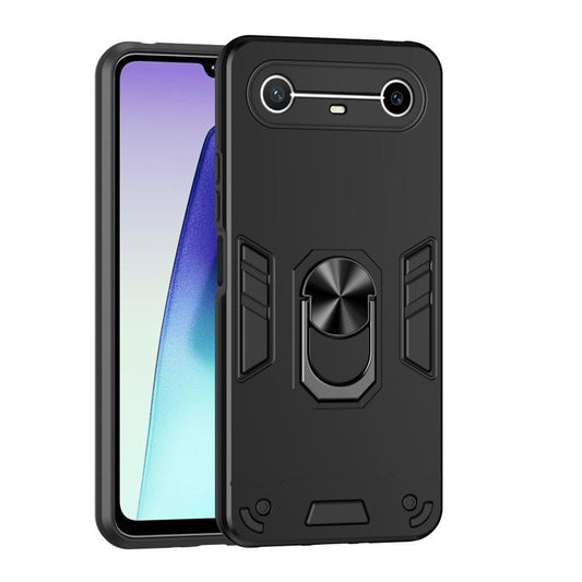 Shockproof Metal Ring Holder Phone Case, For Tecno Pova Slim 5G / Spark Slim 4G, For Tecno Pova 7 5G, For Tecno Pova 7 Ultra 5G, For Tecno Pova 7 4G, For Tecno Camon 40 Pro 4G, For Tecno Camon 40, For Tecno Camon 40 Pro 5G, For Tecno Camon 30S / 30S Pr...