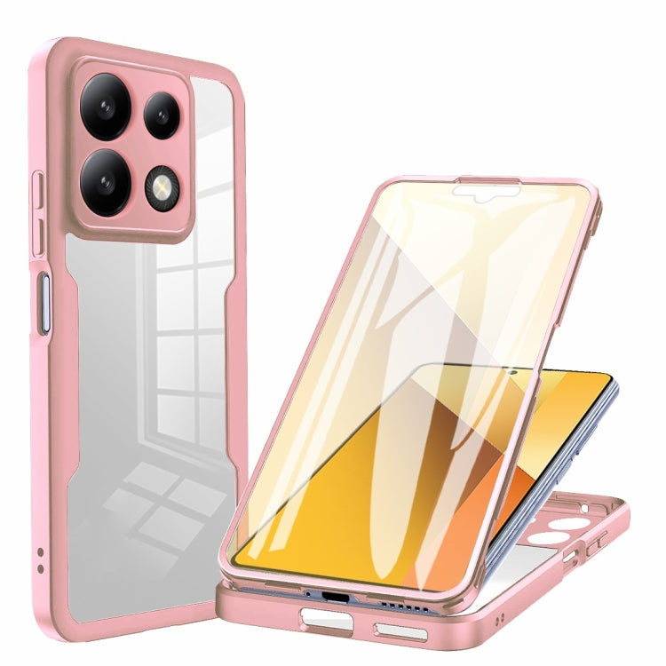 Acrylic + TPU 360 Degrees Full Coverage Phone Case, For Xiaomi Redmi Note 13 Pro 4G, For Xiaomi Redmi Note 13 4G, For Xiaomi Redmi Note 13 5G, For Xiaomi Redmi Note 13 Pro+ 5G, For Xiaomi Redmi Note 13 Pro 5G
