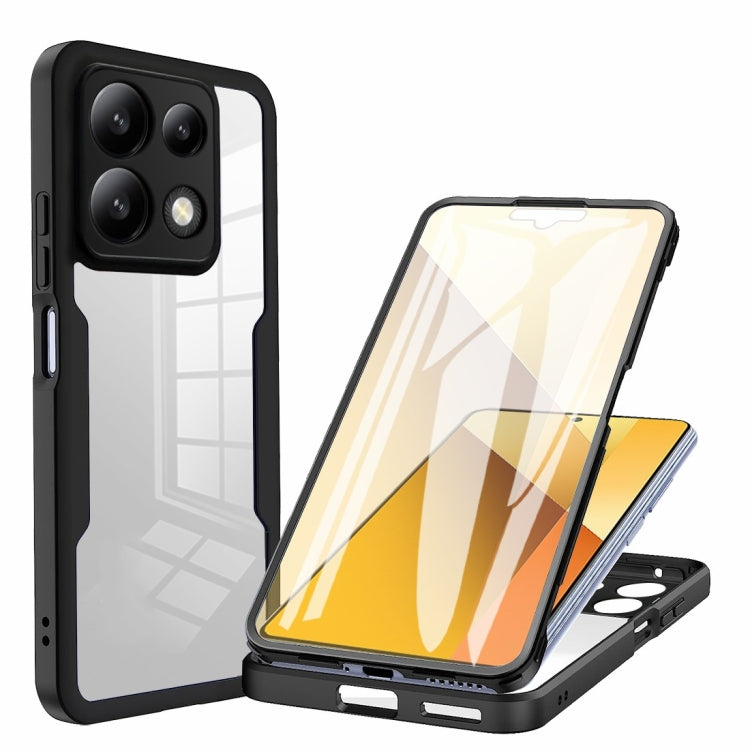 Acrylic + TPU 360 Degrees Full Coverage Phone Case, For Xiaomi Redmi Note 13 Pro 4G, For Xiaomi Redmi Note 13 4G, For Xiaomi Redmi Note 13 5G, For Xiaomi Redmi Note 13 Pro+ 5G, For Xiaomi Redmi Note 13 Pro 5G