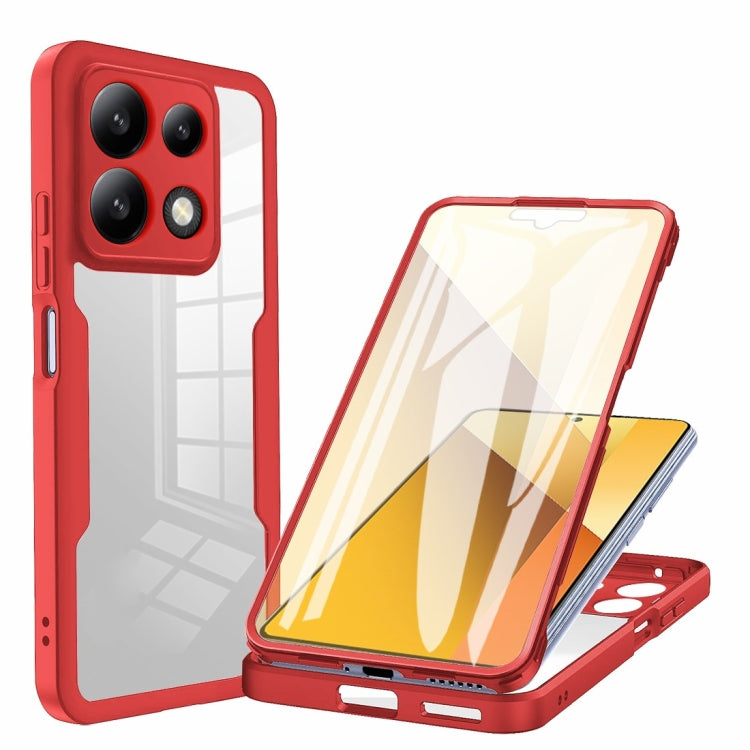 Acrylic + TPU 360 Degrees Full Coverage Phone Case, For Xiaomi Redmi Note 13 Pro 4G, For Xiaomi Redmi Note 13 4G, For Xiaomi Redmi Note 13 5G, For Xiaomi Redmi Note 13 Pro+ 5G, For Xiaomi Redmi Note 13 Pro 5G