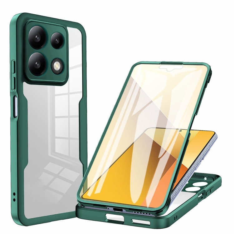 Acrylic + TPU 360 Degrees Full Coverage Phone Case, For Xiaomi Redmi Note 13 Pro 4G, For Xiaomi Redmi Note 13 4G, For Xiaomi Redmi Note 13 5G, For Xiaomi Redmi Note 13 Pro+ 5G, For Xiaomi Redmi Note 13 Pro 5G