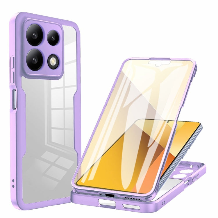 Acrylic + TPU 360 Degrees Full Coverage Phone Case, For Xiaomi Redmi Note 13 Pro 4G, For Xiaomi Redmi Note 13 4G, For Xiaomi Redmi Note 13 5G, For Xiaomi Redmi Note 13 Pro+ 5G, For Xiaomi Redmi Note 13 Pro 5G