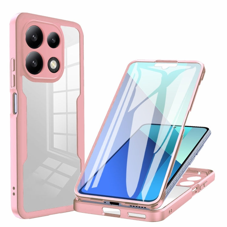 Acrylic + TPU 360 Degrees Full Coverage Phone Case, For Xiaomi Redmi Note 13 Pro 4G, For Xiaomi Redmi Note 13 4G, For Xiaomi Redmi Note 13 5G, For Xiaomi Redmi Note 13 Pro+ 5G, For Xiaomi Redmi Note 13 Pro 5G