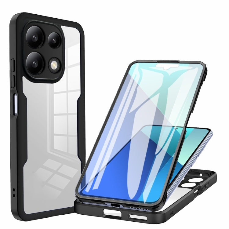 Acrylic + TPU 360 Degrees Full Coverage Phone Case, For Xiaomi Redmi Note 13 Pro 4G, For Xiaomi Redmi Note 13 4G, For Xiaomi Redmi Note 13 5G, For Xiaomi Redmi Note 13 Pro+ 5G, For Xiaomi Redmi Note 13 Pro 5G