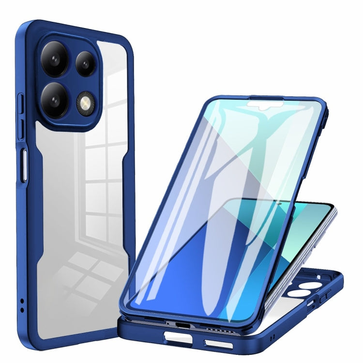Acrylic + TPU 360 Degrees Full Coverage Phone Case, For Xiaomi Redmi Note 13 Pro 4G, For Xiaomi Redmi Note 13 4G, For Xiaomi Redmi Note 13 5G, For Xiaomi Redmi Note 13 Pro+ 5G, For Xiaomi Redmi Note 13 Pro 5G