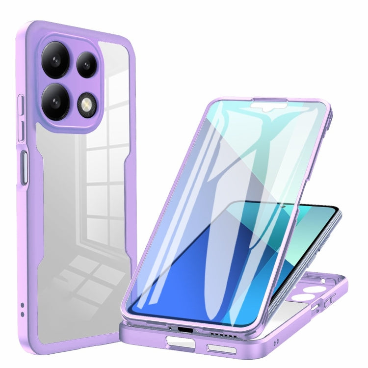 Acrylic + TPU 360 Degrees Full Coverage Phone Case, For Xiaomi Redmi Note 13 Pro 4G, For Xiaomi Redmi Note 13 4G, For Xiaomi Redmi Note 13 5G, For Xiaomi Redmi Note 13 Pro+ 5G, For Xiaomi Redmi Note 13 Pro 5G