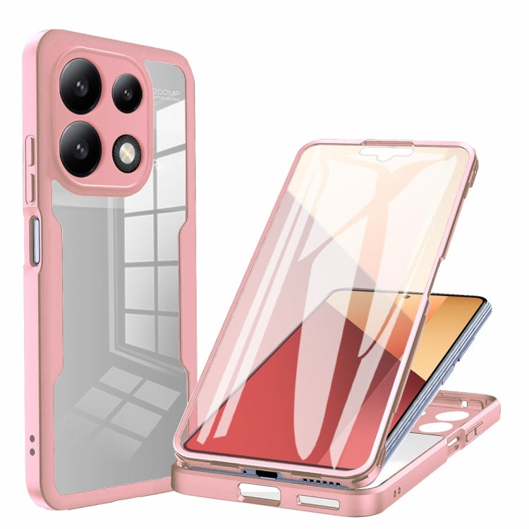 Acrylic + TPU 360 Degrees Full Coverage Phone Case, For Xiaomi Redmi Note 13 Pro 4G, For Xiaomi Redmi Note 13 4G, For Xiaomi Redmi Note 13 5G, For Xiaomi Redmi Note 13 Pro+ 5G, For Xiaomi Redmi Note 13 Pro 5G