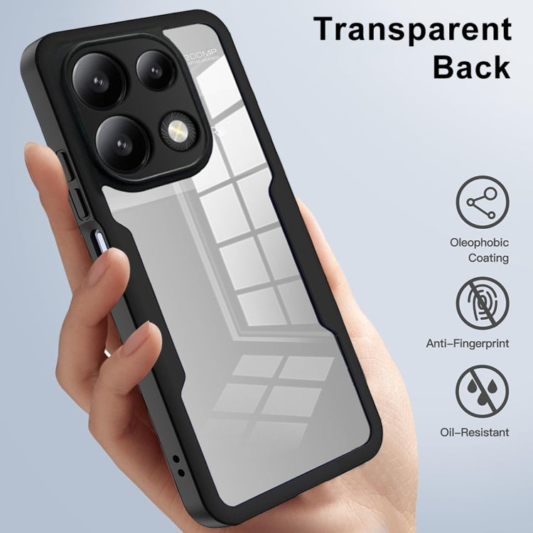 Acrylic + TPU 360 Degrees Full Coverage Phone Case, For Xiaomi Redmi Note 13 Pro 4G, For Xiaomi Redmi Note 13 4G, For Xiaomi Redmi Note 13 5G, For Xiaomi Redmi Note 13 Pro+ 5G, For Xiaomi Redmi Note 13 Pro 5G